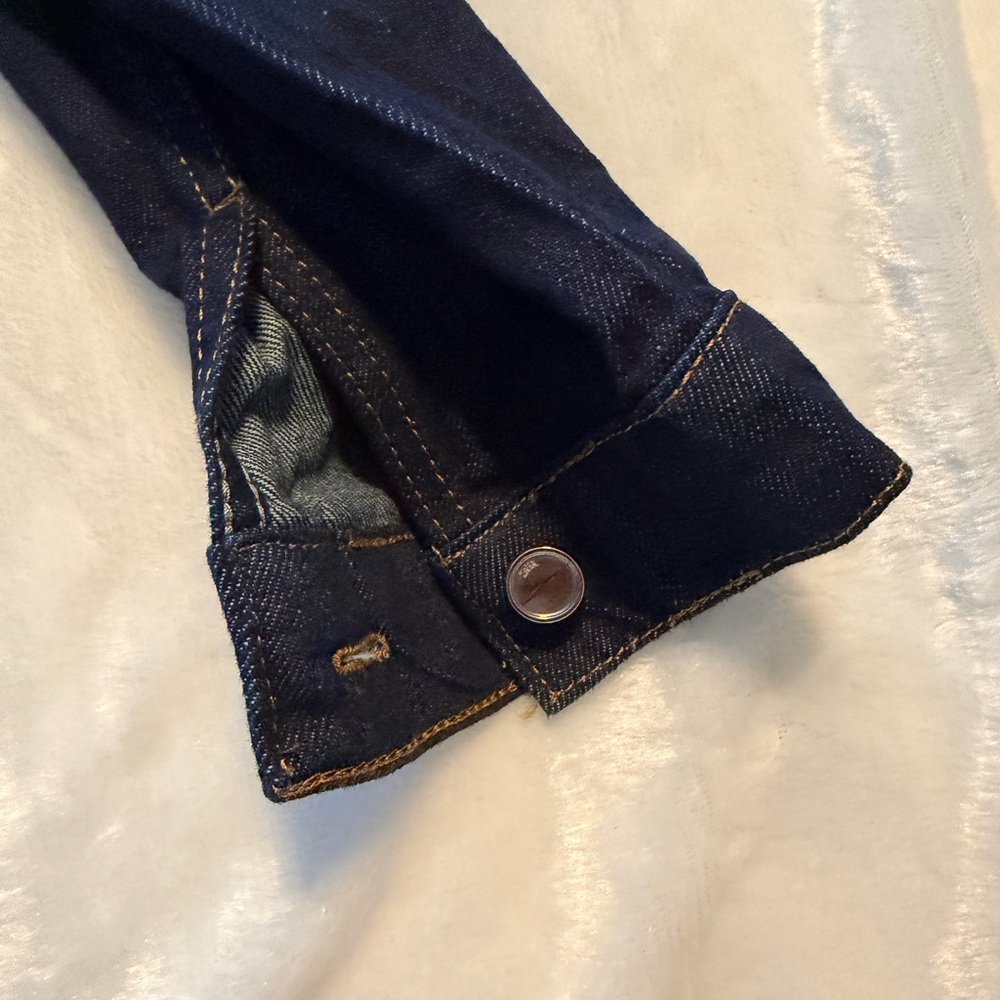 Zara Dark Blue Jean Jacket - Picture 8 of 11